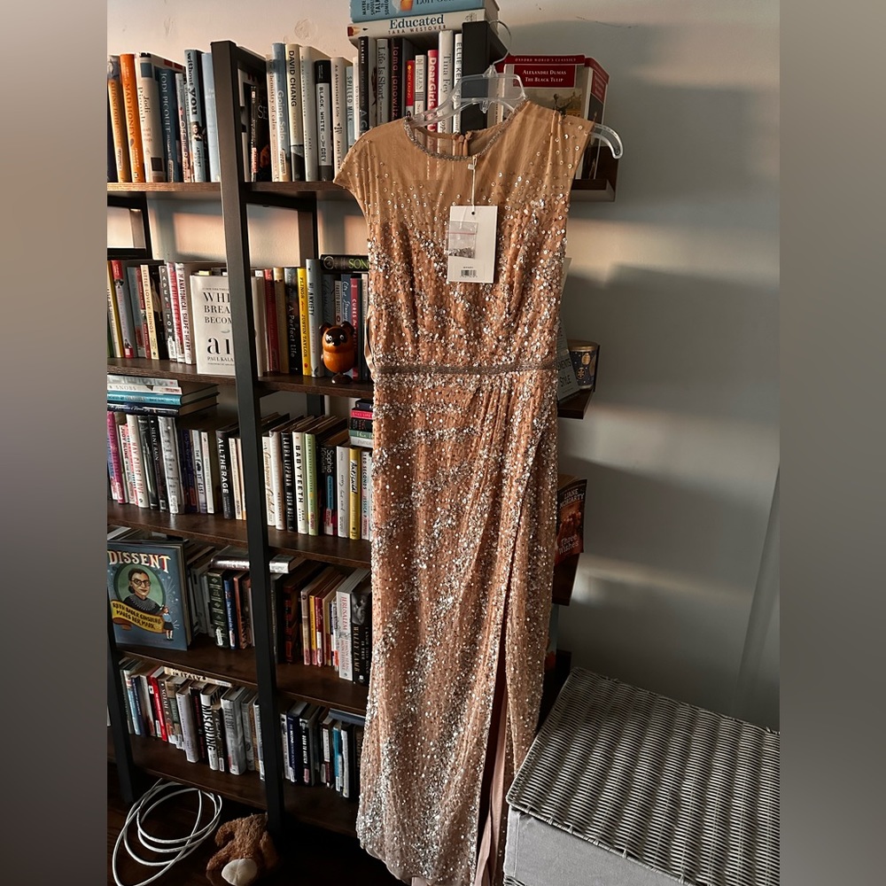 Gold Mac Duggal Dress